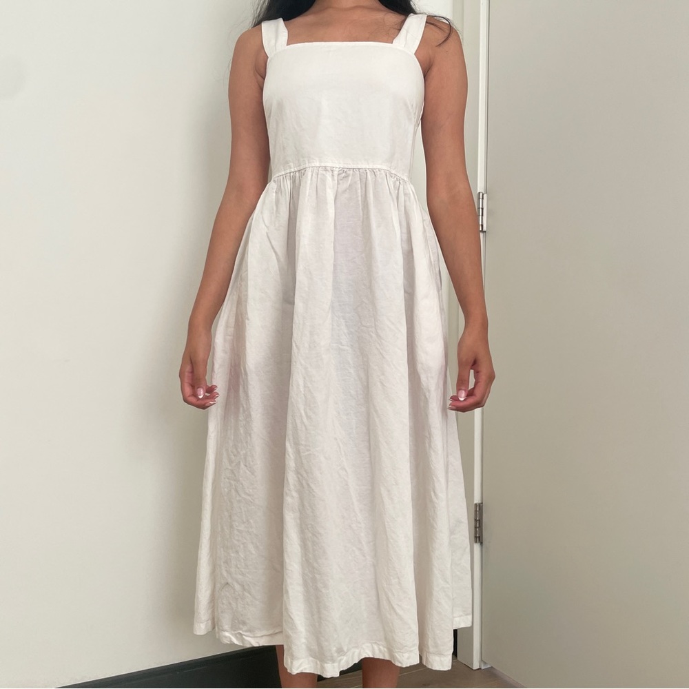 Uniqlo white dress